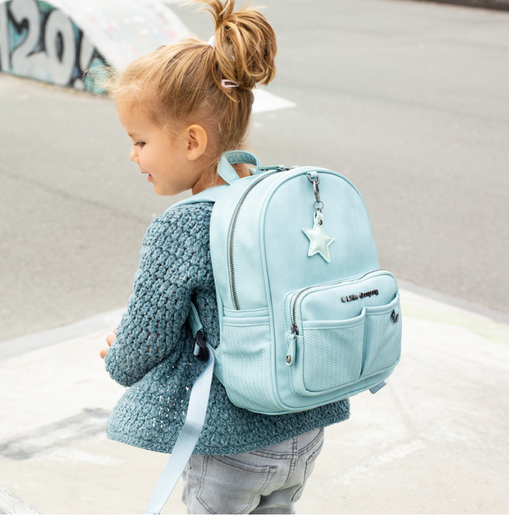 Mika Knit Kinderrucksack mint on hover